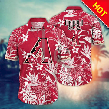 Arizona Diamondbacks MLB Summer Flower Aloha Hawaii Shirt, MLB Hawaiian Shirt Moonbestprint