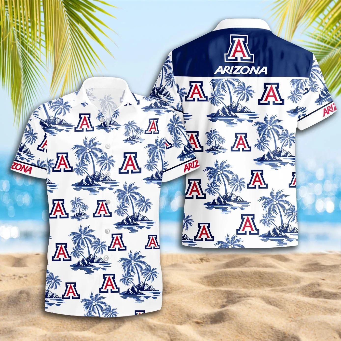 Arizona Wildcats Hawaii Shirt, NCAA Hawaiian Shirt Moonbestprint