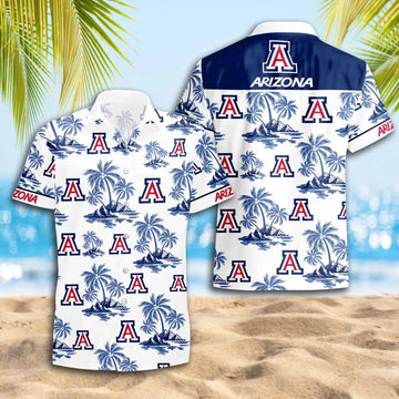 Arizona Wildcats Hawaii Shirt, NCAA Hawaiian Shirt Moonbestprint
