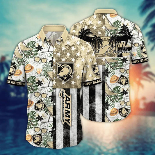 Army Black Knights NCAA Flower Aloha Hawaiian Shirt 11, NCAA Hawaiian Shirt Moonbestprint