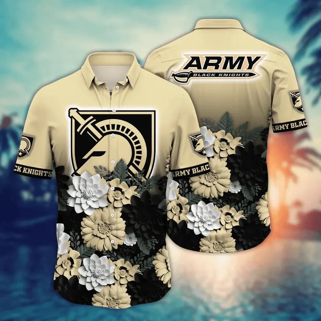 Army Black Knights NCAA Flower Aloha Hawaiian Shirt 13, NCAA Hawaiian Shirt Moonbestprint