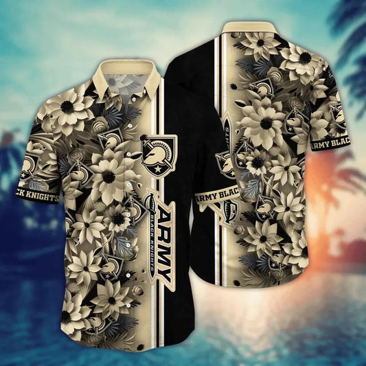 Army Black Knights NCAA Flower Aloha Hawaiian Shirt 3, NCAA Hawaiian Shirt Moonbestprint