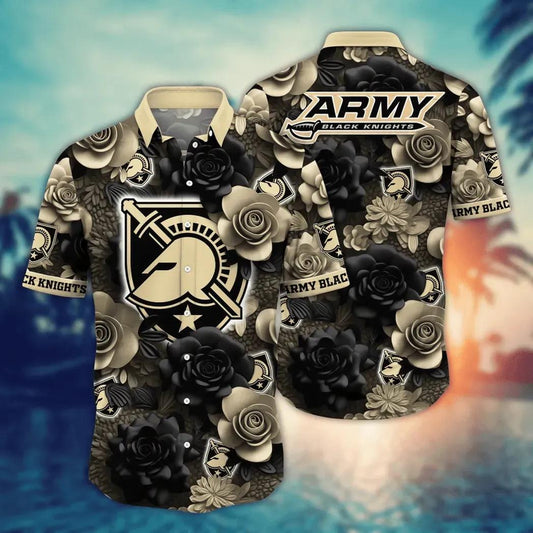 Army Black Knights NCAA Flower Aloha Hawaiian Shirt 7, NCAA Hawaiian Shirt Moonbestprint