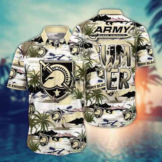 Army Black Knights NCAA Flower Aloha Hawaiian Shirt 8, NCAA Hawaiian Shirt Moonbestprint