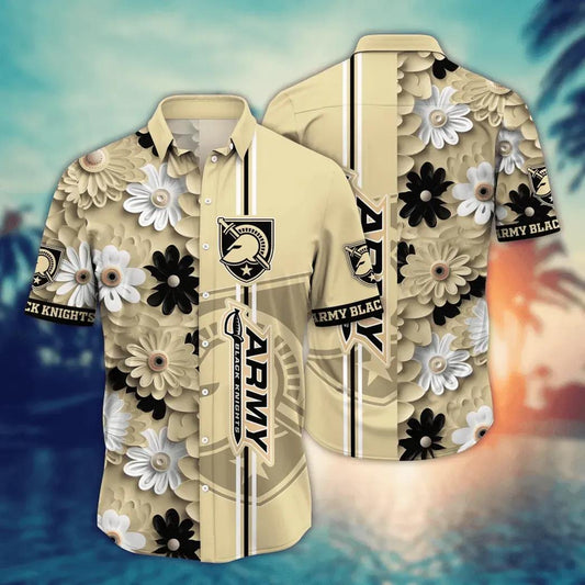 Army Black Knights Style Hot Trending Summer NCAA Flower Aloha Hawaiian Shirt, NCAA Hawaiian Shirt Moonbestprint
