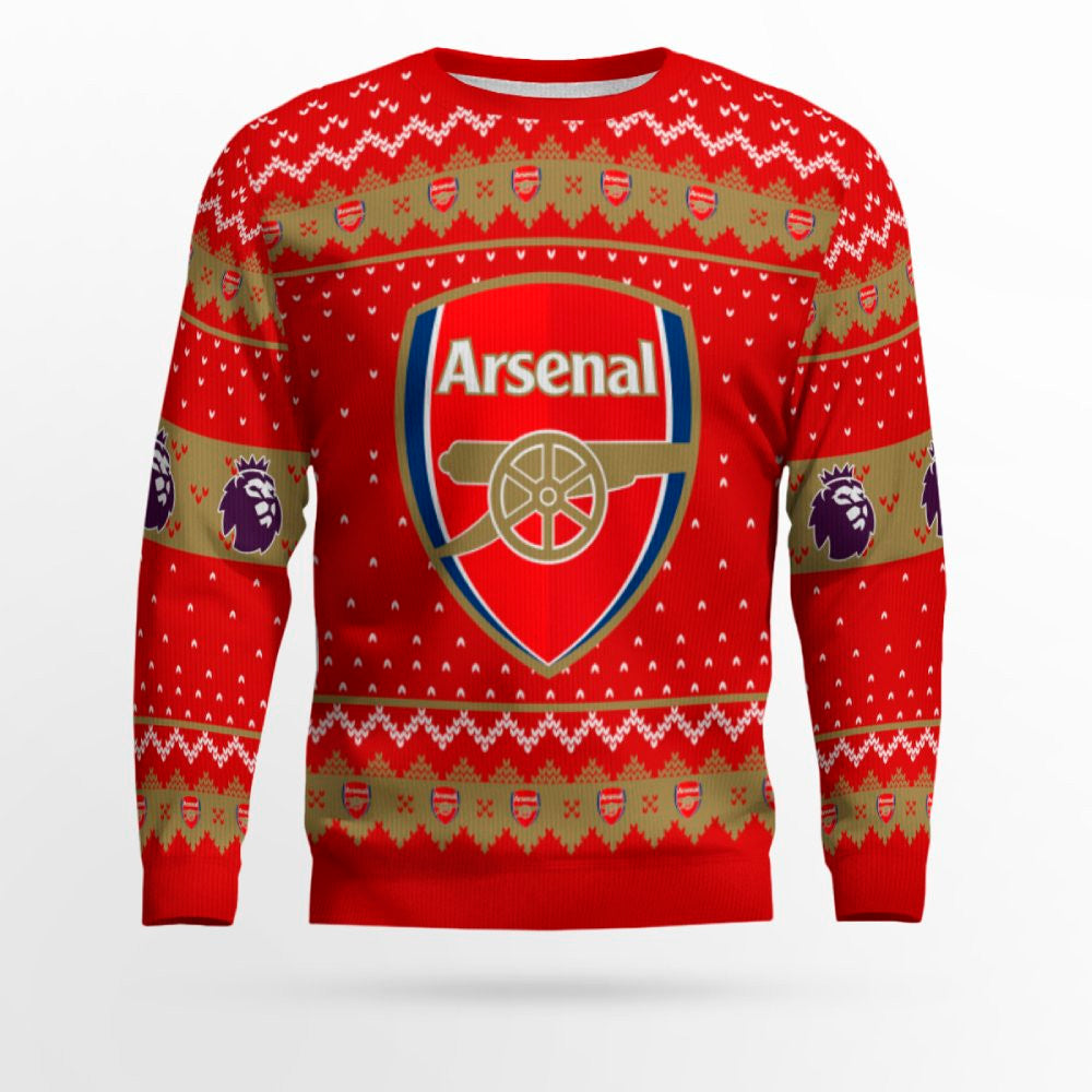 Arsenal Christmas Sweater – Moonbestprint