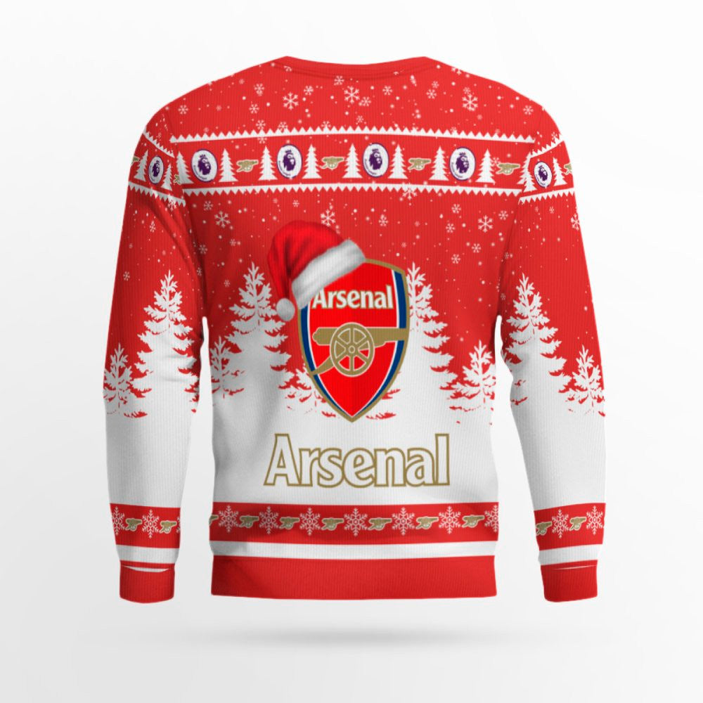 Arsenal FC 3D Christmas Ugly Sweater Gift For Fan – Moonbestprint