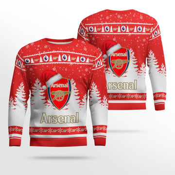 Arsenal FC 3D Christmas Ugly Sweater Gift For Fan – Moonbestprint