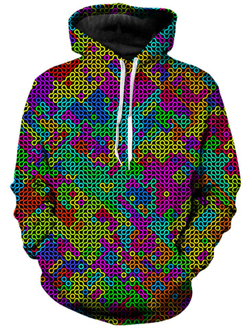 Kaleidoscope Mesh Unisex Hoodie -Moonbestprint