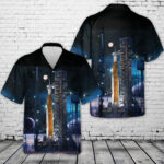 Artemis II Moon Rocket Hawaiian Shirt – Moonbestprint