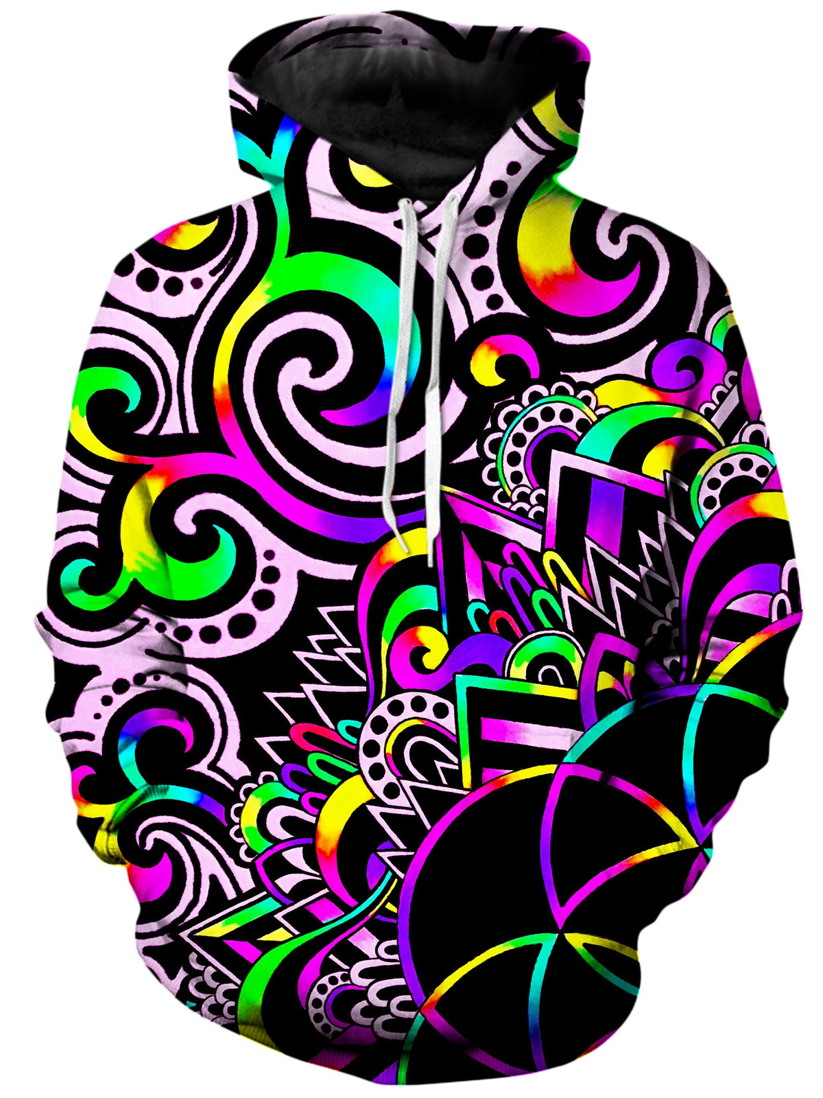 White Doodle Magic V2 Unisex Hoodie -Moonbestprint