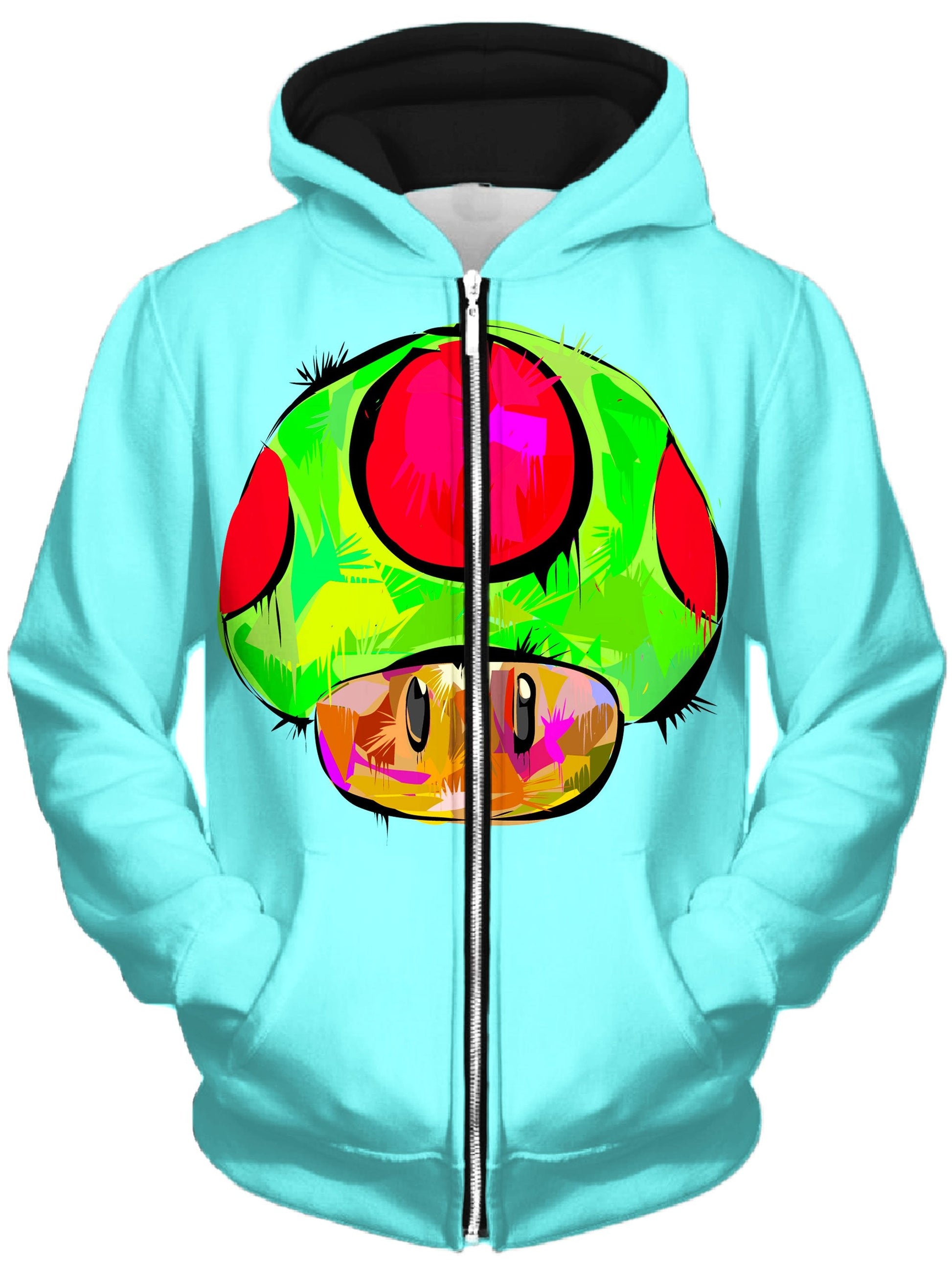 1 Up Unisex Zip-Up Hoodie -Moonbestprint