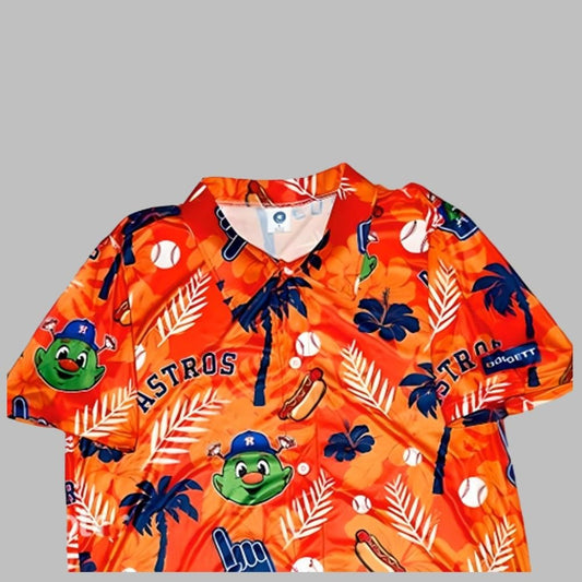 Astros Orange Hawaiian Shirt Giveaway 2025 - Moonbestprint