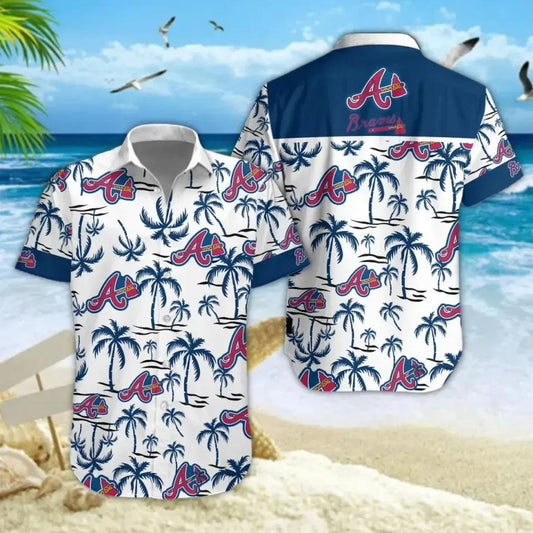 Atlanta Baseball Team Bravess Hawaiian Shirt, MLB Hawaiian Shirt Moonbestprint