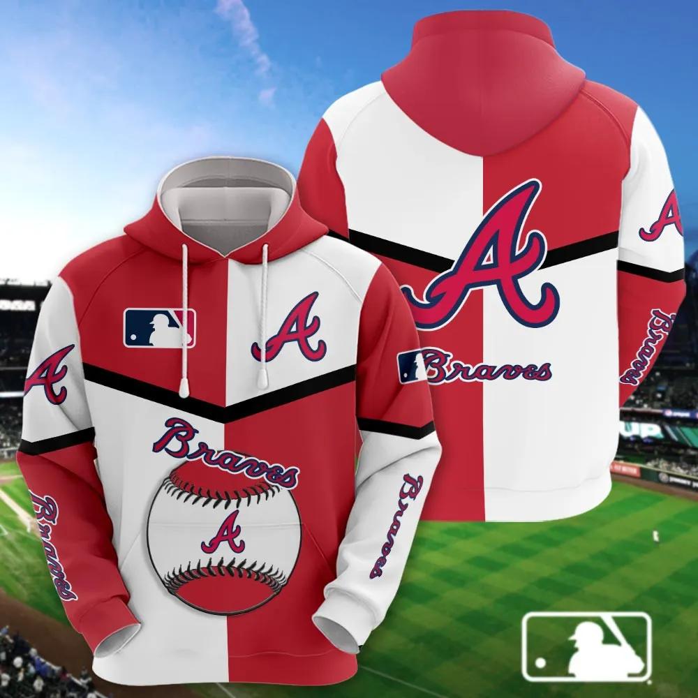 Atlanta Braves 3D Apparel, MLB Hoodie Moonbestprint