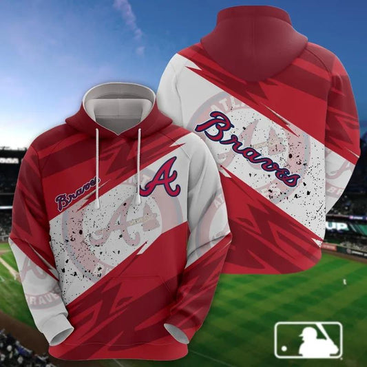 Atlanta Braves All Over Print Apparel, MLB Hoodie Moonbestprint