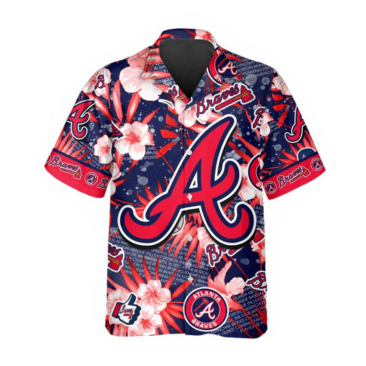 Atlanta Braves Hawaiian Shirt, MLB Hawaiian Shirt Gift For Fans Moonbestprint