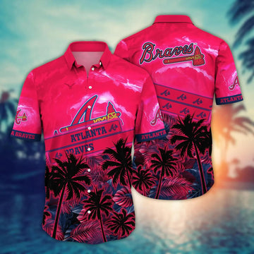 Atlanta Braves MLB Flower Hawaii Shirt 12, MLB Hawaiian Shirt Moonbestprint