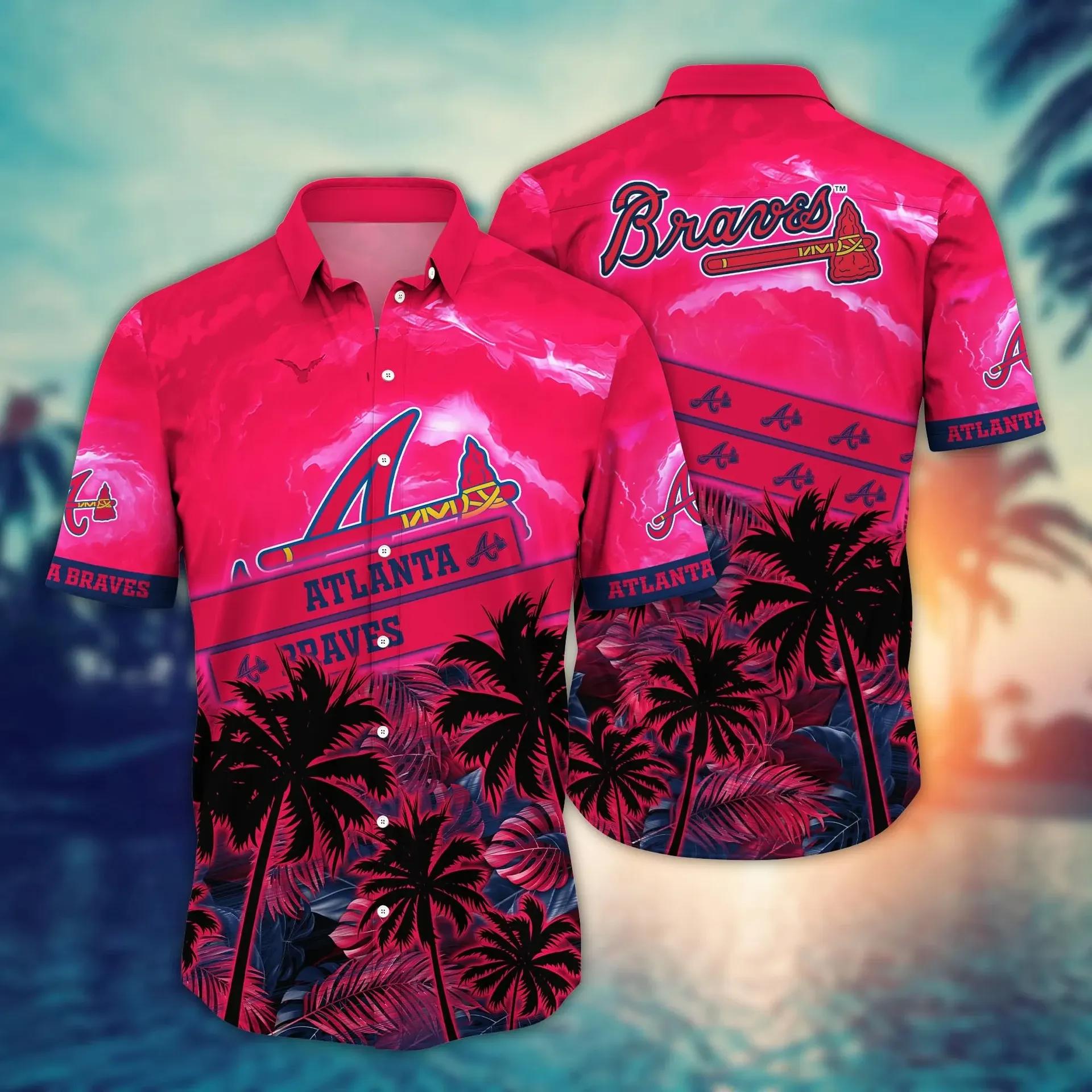 Atlanta Braves MLB Flower Hawaii Shirt 4, MLB Hawaiian Shirt Moonbestprint