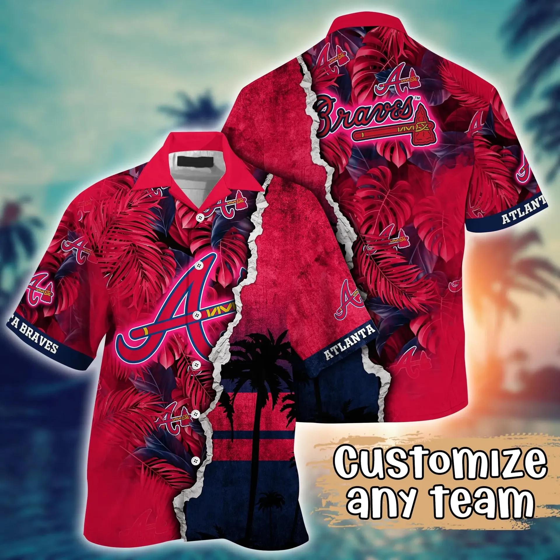 Atlanta Braves MLB Flower Hawaii Shirt 5, MLB Hawaiian Shirt Moonbestprint