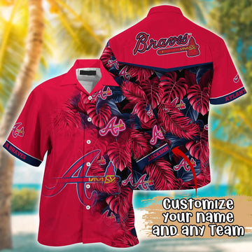 Atlanta Braves MLB Flower Hawaii Shirt 8, MLB Hawaiian Shirt Moonbestprint
