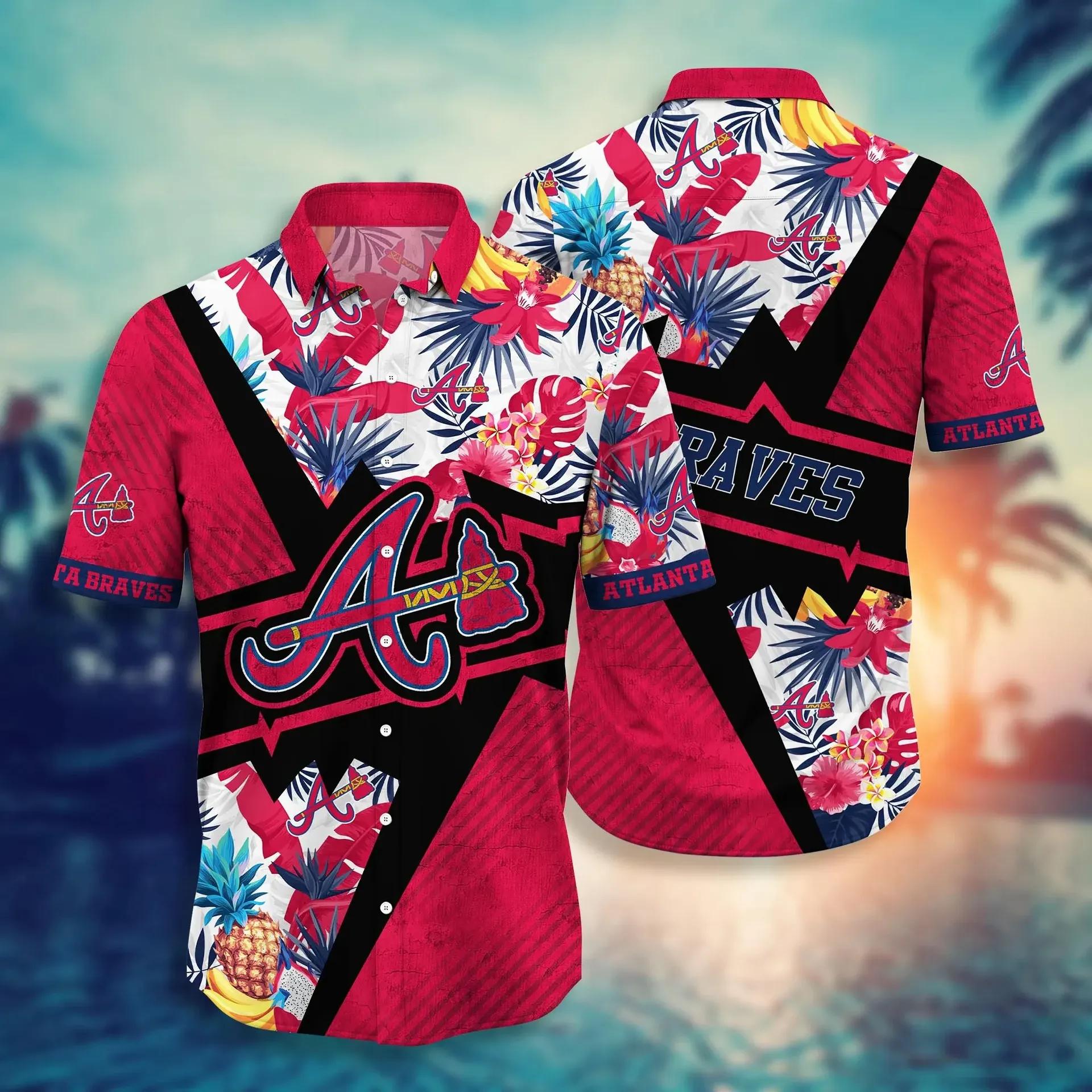 Atlanta Braves MLB Flower Hawaii Shirt 9, MLB Hawaiian Shirt Moonbestprint