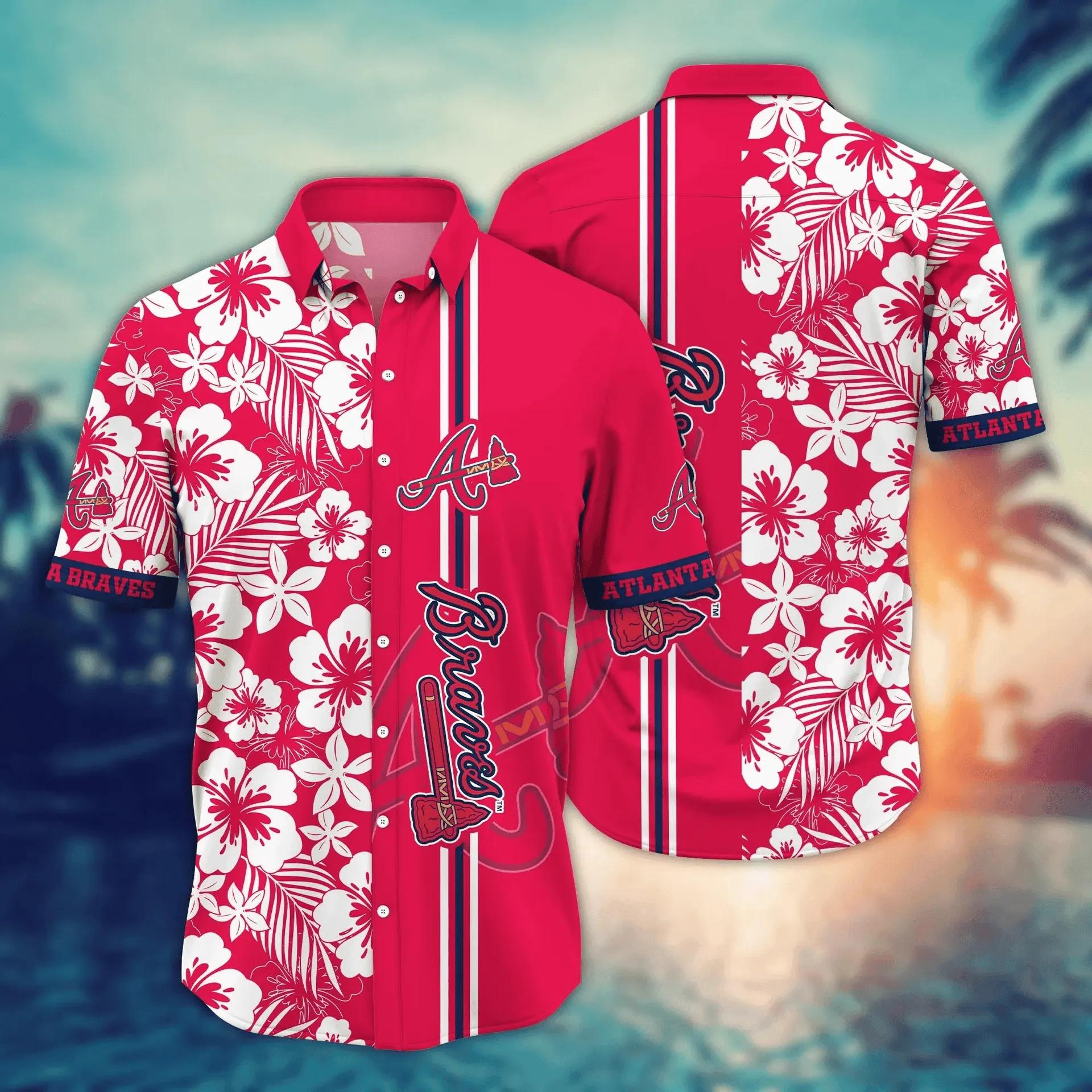 Atlanta Braves MLB Flower Hawaii Shirt, MLB Hawaiian Shirt Moonbestprint