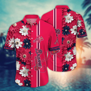 Atlanta Braves MLB Flower Hawaiian Shirt 13, MLB Hawaiian Shirt Moonbestprint