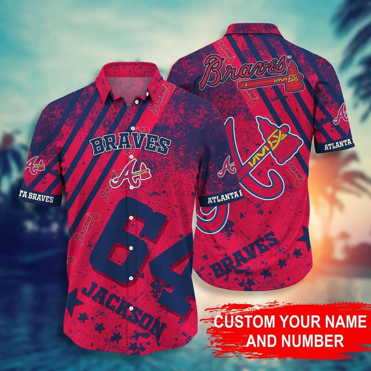 Atlanta Braves MLB-Personalized Hawaiian Shirt, MLB Hawaiian Shirt Moonbestprint