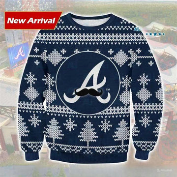 Atlanta Braves Mlb Ugly Christmas Sweater, MLB Christmas Sweater Moonbestprint