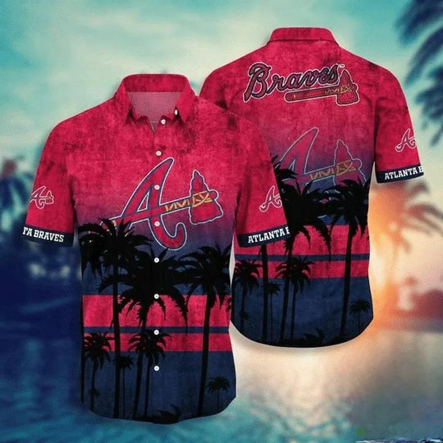 Atlanta Braves Team Hawaiian Shirt, MLB Hawaiian Shirt Moonbestprint