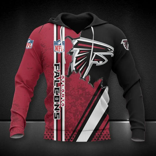 Atlanta Falcons All Over Print Hoodie 3, NFL Hoodie Moonbestprint