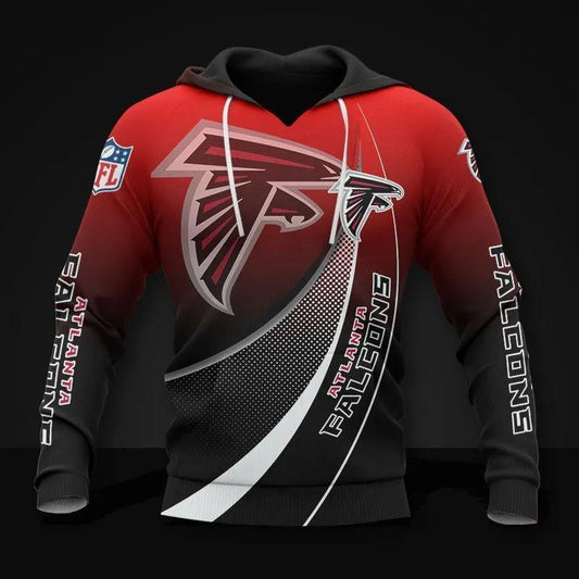 Atlanta Falcons All Over Print Hoodie, NFL Hoodie Moonbestprint