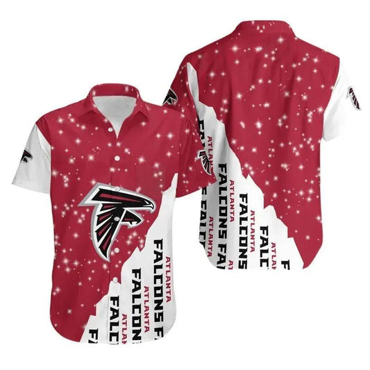 Atlanta Falcons Bling Bling Hawaii Shirt Summer Collection, NFL Hawaiian Shirt Moonbestprint