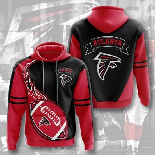Atlanta Falcons Football 3D Hoodie, NFL Hoodie Moonbestprint