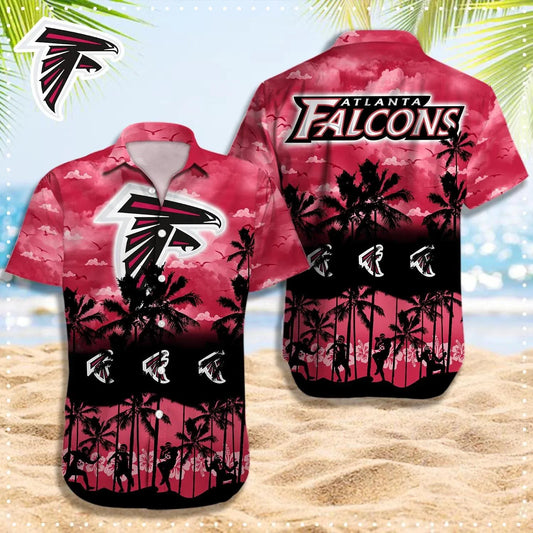 Atlanta Falcons Hawaiian Shirt, NFL Hawaiian Shirt Moonbestprint