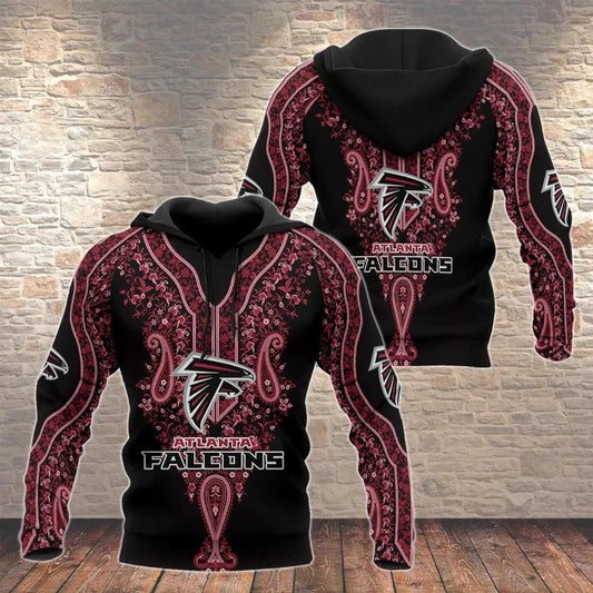 Atlanta Falcons NFL 3D Hoodie, NFL Hoodie Moonbestprint