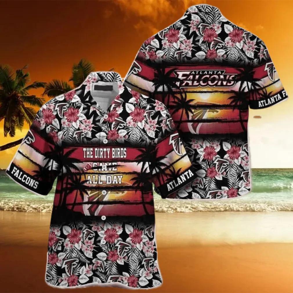 Atlanta Falcons NFL The Dirty Birds Came All Day Hawaiian Shirt, NFL Hawaiian Shirt Moonbestprint