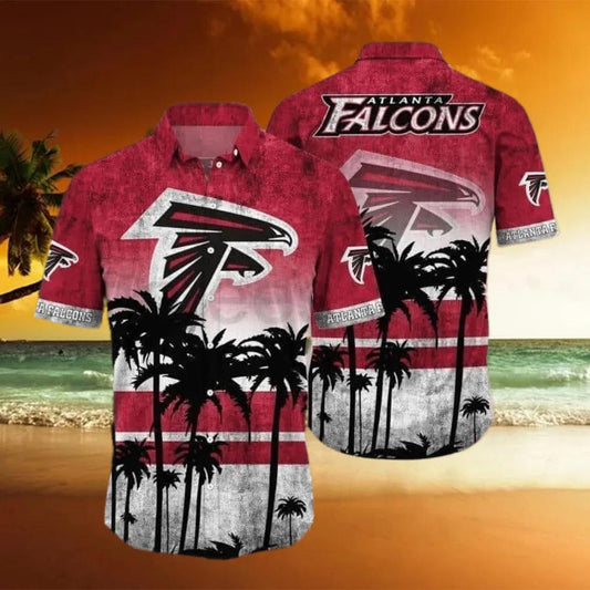 Atlanta Falcons NFL Vintage Aloha Hawaiian Shirt, NFL Hawaiian Shirt Moonbestprint