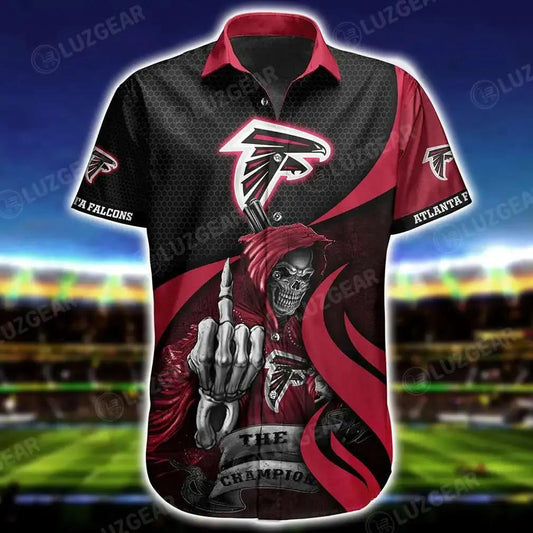 Atlanta Falcons Nfl Football Hawaiian Shirt Graphic Summer The Champion Gift For Men Women, NFL Hawaiian Shirt Moonbestprint
