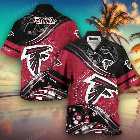 Atlanta Falcons Nfl Football Hawaiian Shirt This Summer Best Gift For Fans, NFL Hawaiian Shirt Moonbestprint