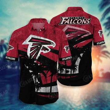 Atlanta Falcons Nfl Hawaii Shirt Graphic Tropical Patterns Short Sleeve Hot Summer, NFL Hawaiian Shirt Moonbestprint