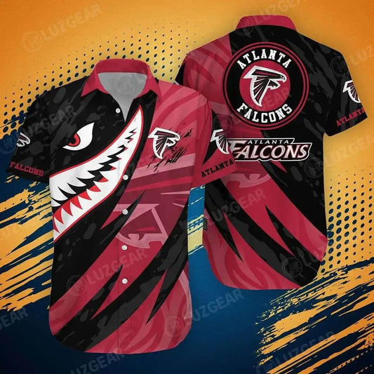 Atlanta Falcons Nfl Hawaiian Shirt Graphic 3D Printed New Trends Summer For Fan Nfl, NFL Hawaiian Shirt Moonbestprint