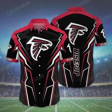 Atlanta Falcons Nfl Hawaiian Shirt New Collection Trends Summer Best Gift For Fans, NFL Hawaiian Shirt Moonbestprint