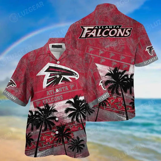 Atlanta Falcons Nfl Hawaiian Shirt Trending Summer For Sports Football Fans, NFL Hawaiian Shirt Moonbestprint