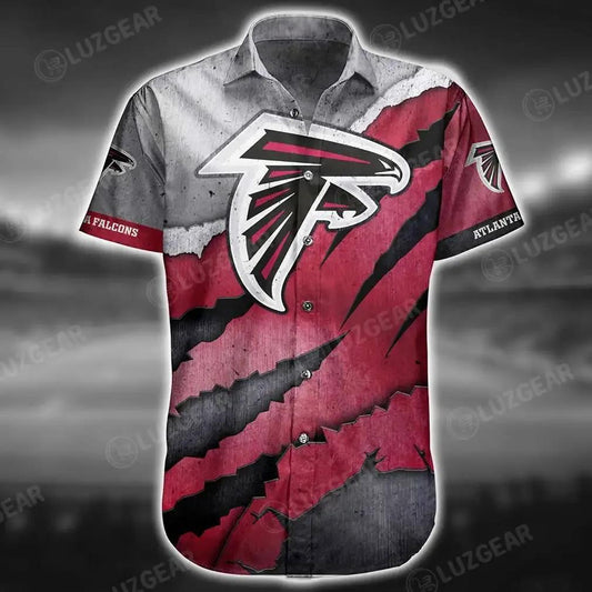 Atlanta Falcons Nfl Hawaiian Shirt Trends Summer Vintage Beach Shirt For Your Loved Ones, NFL Hawaiian Shirt Moonbestprint
