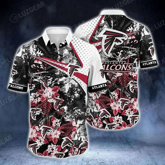 Atlanta Falcons Nfl Hawaiian Shirt Tropical Patterns New Hot Trend Summer For Sports Fans Nfl, NFL Hawaiian Shirt Moonbestprint