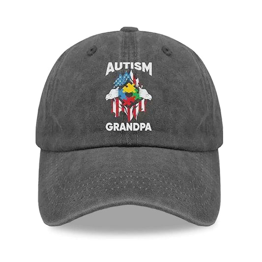 Autism Grandpa Hat -Moonbestprint