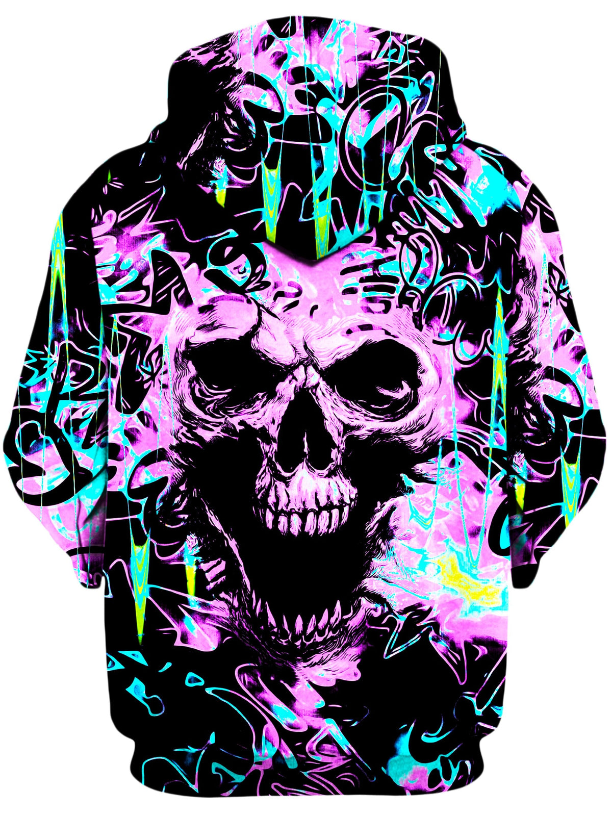 Skull Graffiti Unisex Hoodie -Moonbestprint