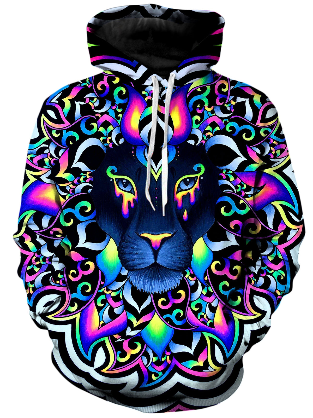 Electric Lion Unisex Hoodie -Moonbestprint